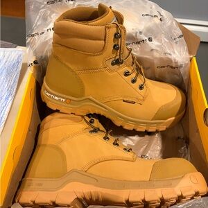 Carhartt Men's Wheat/Tan Work Boots NWT
